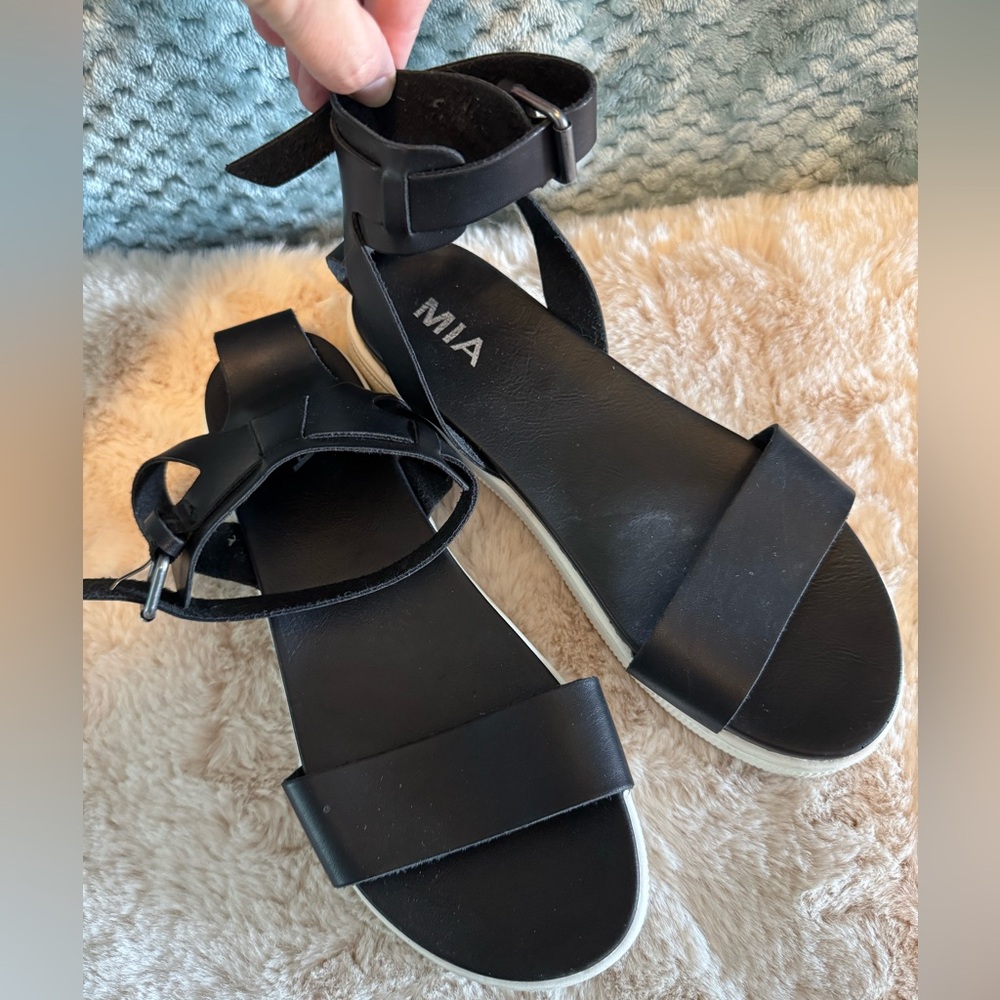 MIA Black Women's Sandals